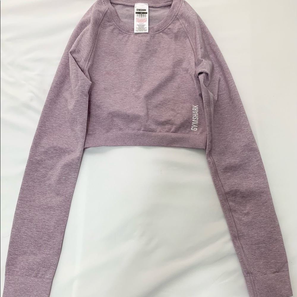 Gymshark Adapt Marl Long Sleeve Crop Top
